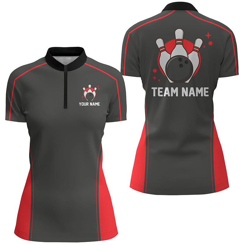 Individuell gestaltete Liga-Bowling-Hemden für Damen, personalisierte Bowling-Trikots IPHW5163