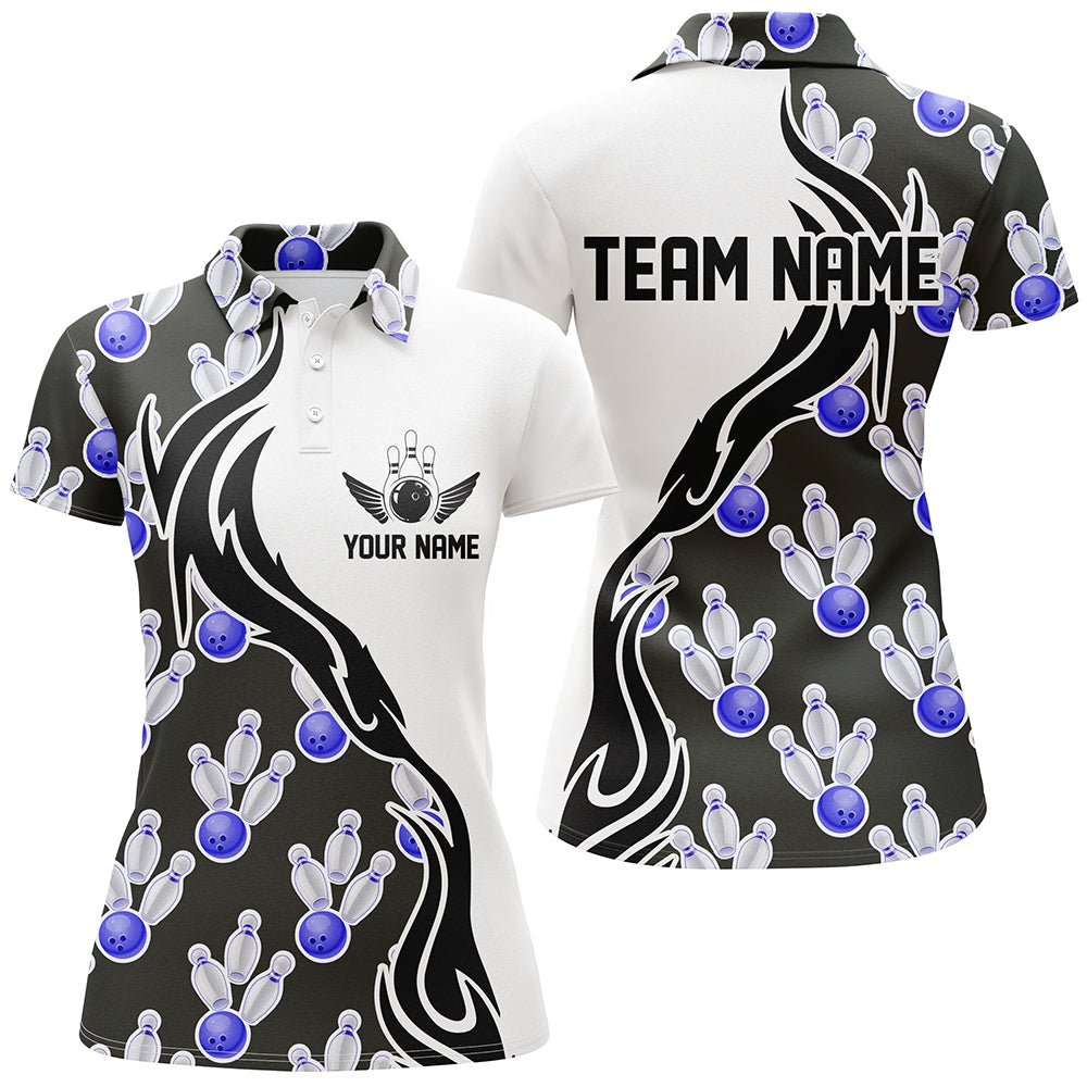 Individuelle Bowlinghemden für Damen, personalisierte Bowlingteam-Trikots, Bowlingmuster IPHW4964