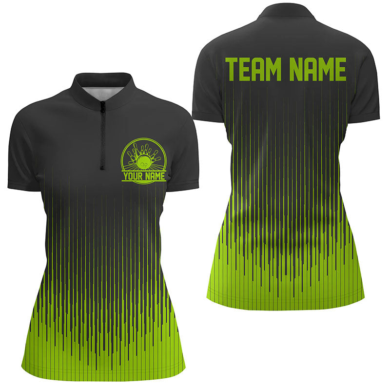 Individuelle Bowlingtrikots mit Namen für Damen, personalisierte Bowlingteam-Hemden IPHW4971