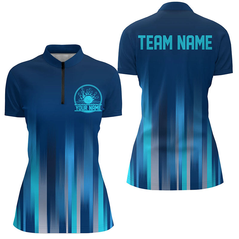 Individuelle Bowlingtrikots mit Namen für Damen, personalisierte Bowlingteam-Hemden IPHW4972