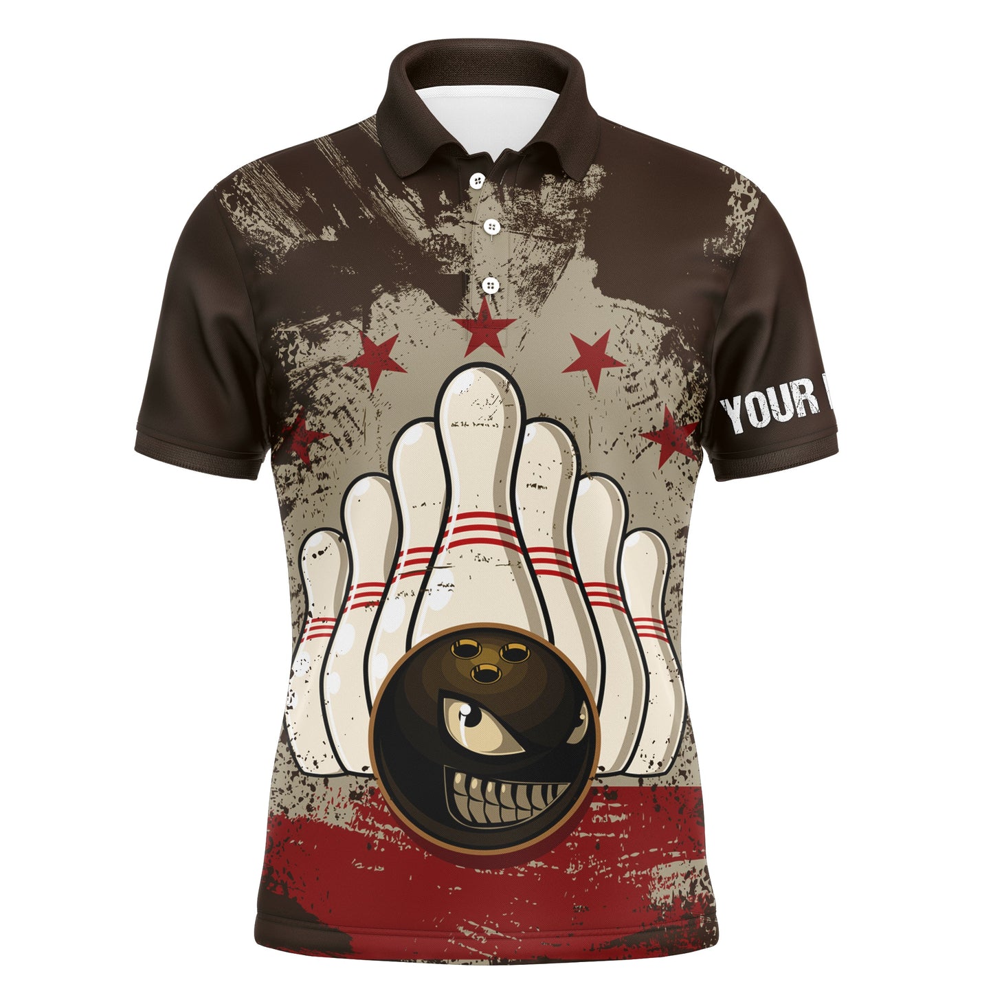 Personalisierte Vintage-Bowlinghemden für Männer, personalisierter Name, Retro-Bowling-Poloshirts, Team-Bowlinghemden NQS4580