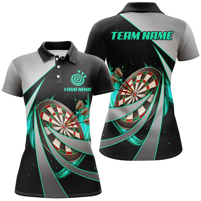 Sportstil Individuelles Damen Darts Poloshirt – Individuelle Dart Shirts für Frauen Dart Trikots LDT1355