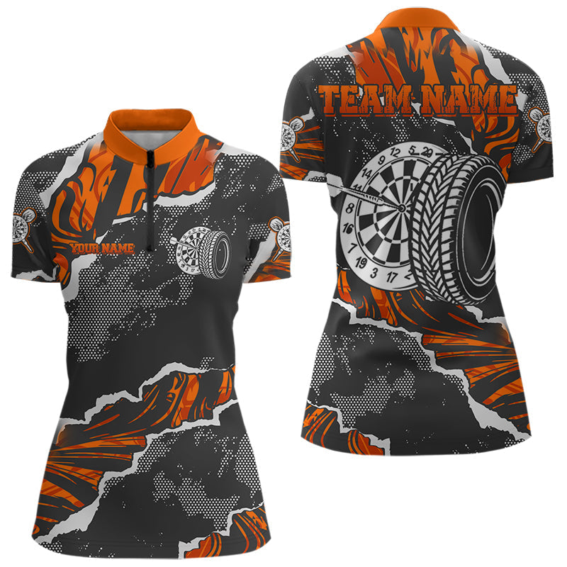 Rad-Dartboard, bunte Spritzfarben, individuelle Dartshirts für Damen, Teamtrikots NYN0083