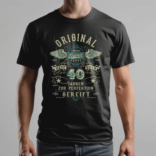 Geschenk T-Shirt zum 40. Geburtstag - Lebende Legende