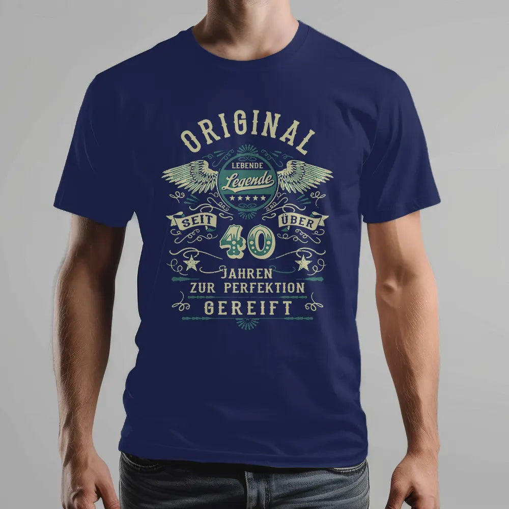 Geschenk T-Shirt zum 40. Geburtstag - Lebende Legende