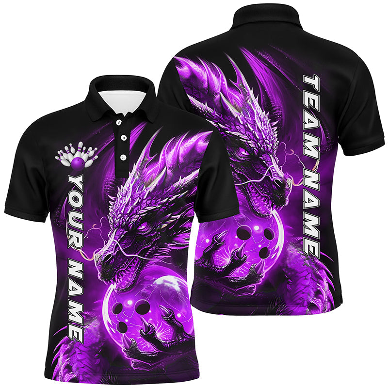Individuelle unisex Drachen-Bowlinghemden, mehrfarbige Drachen-Bowlingtrikots für Bowlingteam IPHW5859