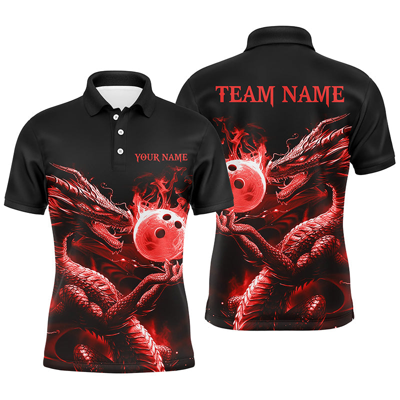 Personalisierte mehrfarbige Drachen-Bowlingteam-Hemden für Herren, Damen und Kinder IPHW5860