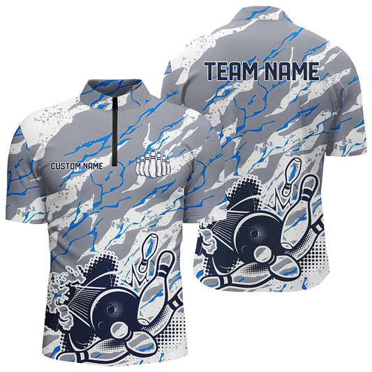 Personalisierte Bowlingteam-Trikots mit Name und Teamname, Bowling-Polohemd für Damen und Herren IPHW5344