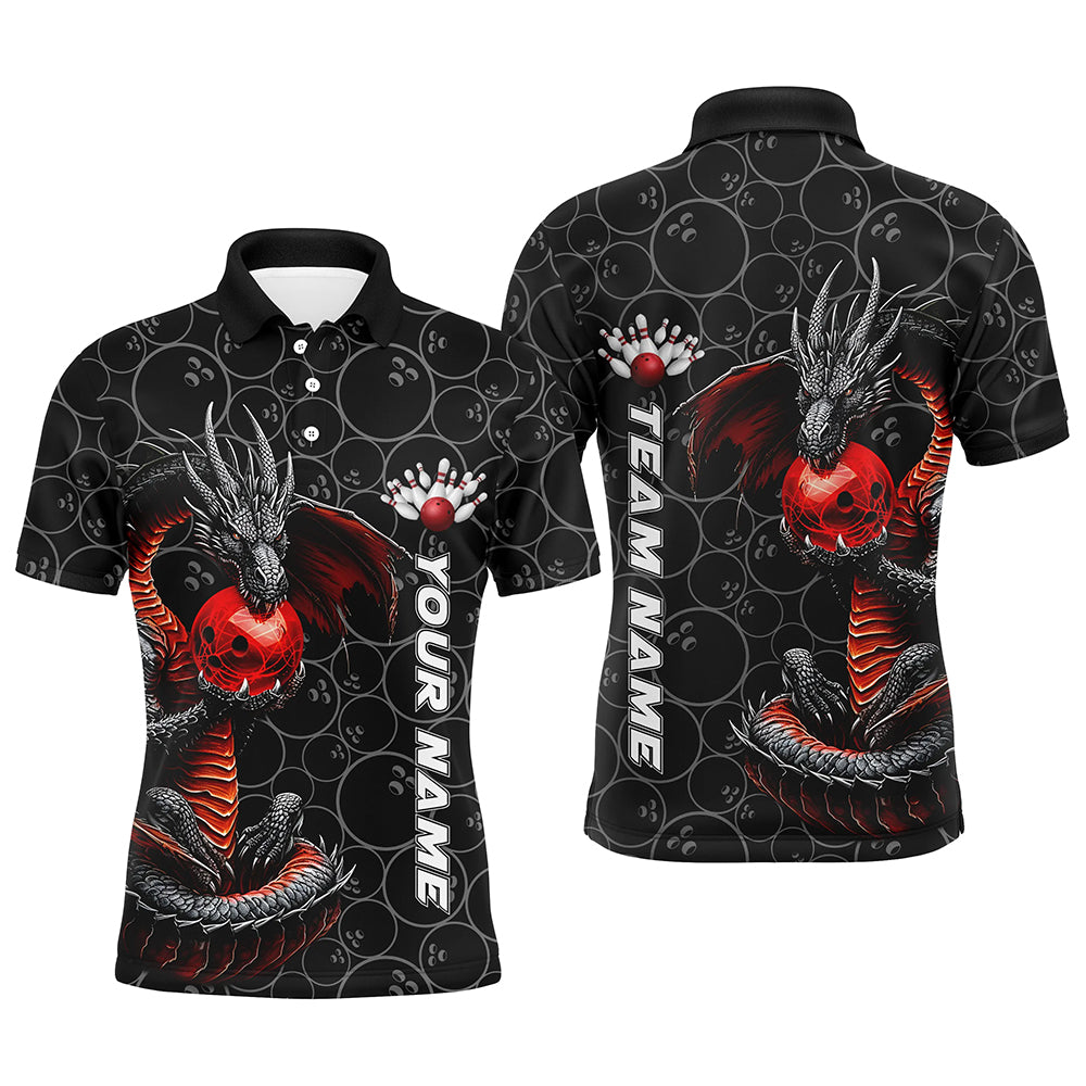 Personalisierte Drachen-Bowlinghemden für Herren, Damen und Kinder, Bowlingteam-Trikots Outfit IPHW5873
