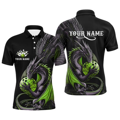 Mehrfarbige Drachen-Bowlinghemden für Herren, Damen und Kinder mit personalisiertem Namen und Teamnamen IPHW5875