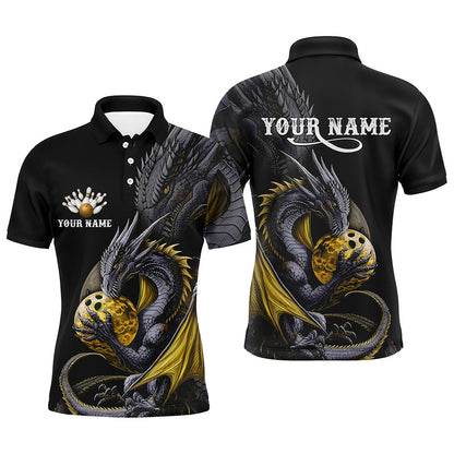 Mehrfarbige Drachen-Bowlinghemden für Herren, Damen und Kinder mit personalisiertem Namen und Teamnamen IPHW5875