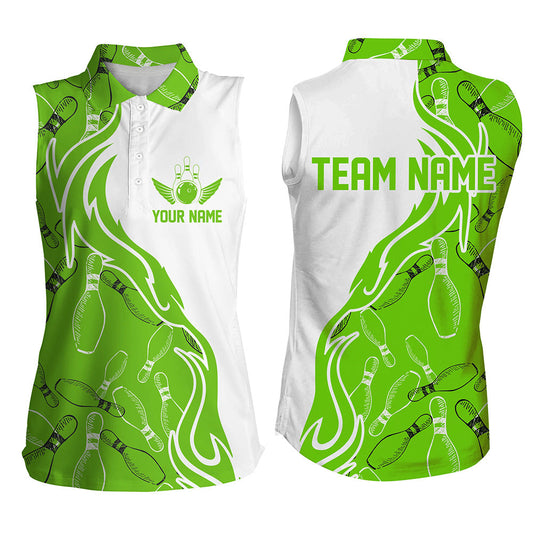 Individuelle ärmellose Bowlinghemden für Damen, personalisierte Bowlingteam-Trikots IPHW4495