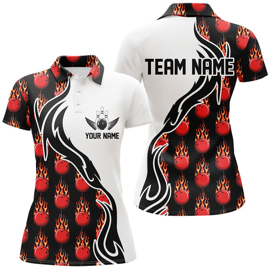 Individuelle Bowlinghemden für Damen, personalisierte Bowlingteam-Trikots, Bowlingmuster IPHW4959