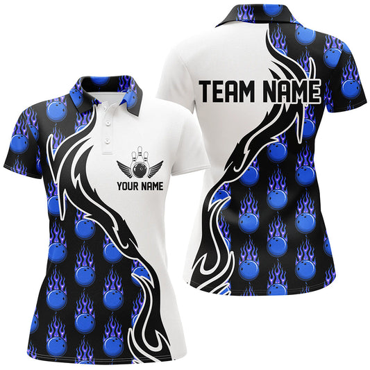 Individuelle Bowlinghemden für Damen, personalisierte Bowlingteam-Trikots, Bowlingmuster IPHW4960