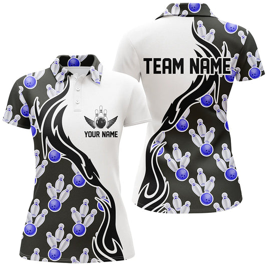 Individuelle Bowlinghemden für Damen, personalisierte Bowlingteam-Trikots, Bowlingmuster IPHW4964