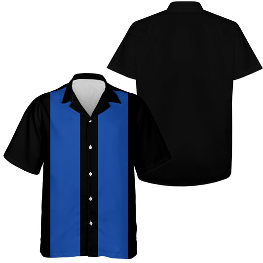 Herren und Damen Retro-Bowling-Hemden, Herren Kurzarm-Button-Down Vintage-Bowling-Hemden IPHW3828