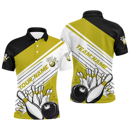 Individuelle Bowlingteam-Namens-Hemden für Bowler, mehrfarbige Bowlingtrikots für Herren und Damen IPHW5854
