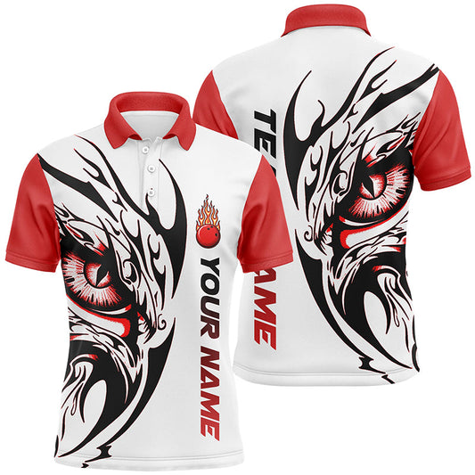 Individuelle Drachenauge-Tattoo-Bowlingteam-Hemden für Herren, Damen und Kinder, Bowler-Outfit IPHW5861