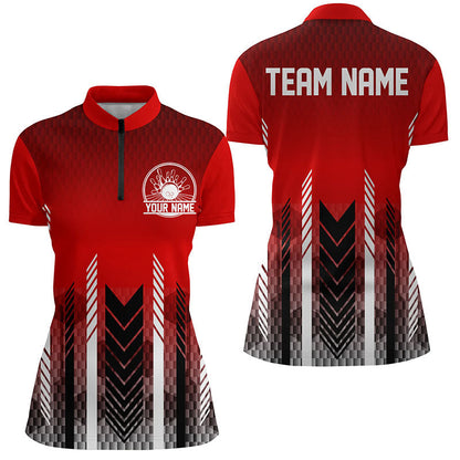 Individuelle Bowlingtrikots mit Namen für Damen, personalisierte Bowlingteam-Hemden IPHW4969