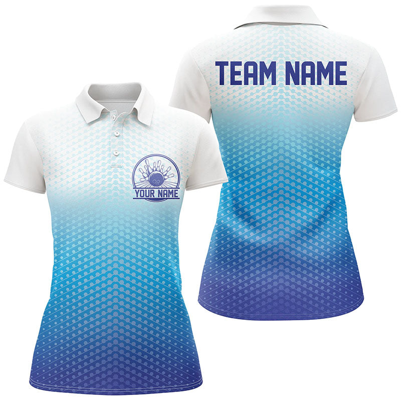 Individuelle Bowlingtrikots mit Namen für Damen, personalisierte Bowlingteam-Hemden IPHW4970