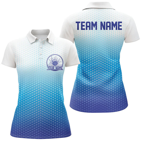 Individuelle Bowlingtrikots mit Namen für Damen, personalisierte Bowlingteam-Hemden IPHW4970