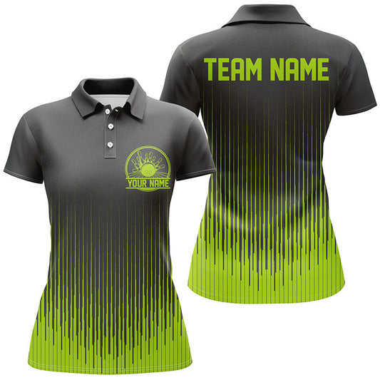 Individuelle Bowlingtrikots mit Namen für Damen, personalisierte Bowlingteam-Hemden IPHW4971
