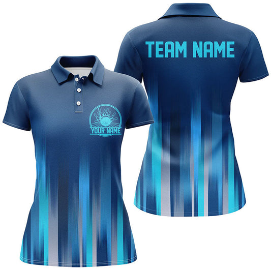 Individuelle Bowlingtrikots mit Namen für Damen, personalisierte Bowlingteam-Hemden IPHW4972