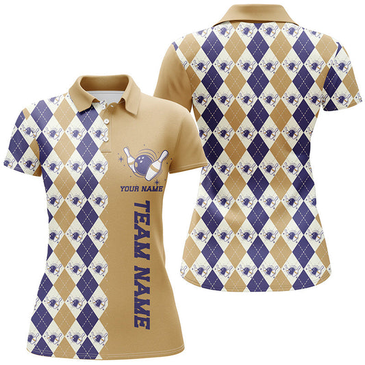 Personalisierte Vintage-Bowlinghemden für Damen, Herbst-Bowlingteam-Trikot, Weihnachts-Bowlinggeschenke IPHW5482