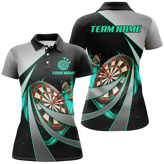 Sportstil Individuelles Damen Darts Poloshirt – Individuelle Dart Shirts für Frauen Dart Trikots LDT1355