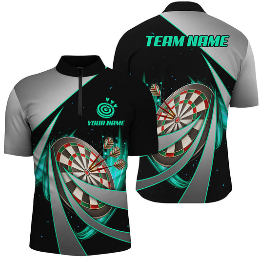 Sport Stil Individuelles Darts Quarter-Zip Shirt – Individuelle Dart Shirts für Männer Dart Trikots LDT1355