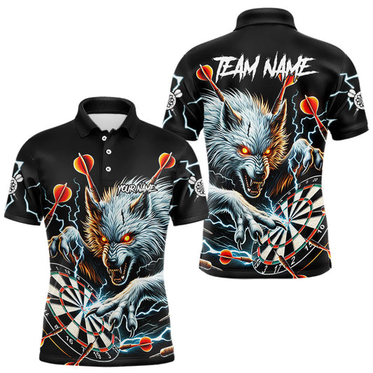 Individuelles Wolf Donner Blitz Dart Poloshirt Für Herren – Darttrikot TDM3710