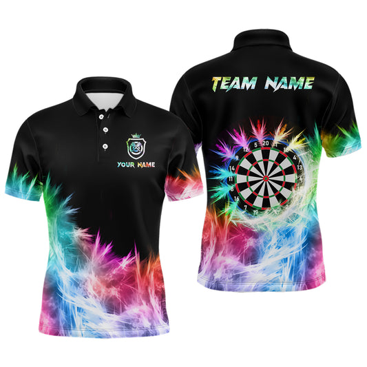 Eisig Bunte Licht Herren Darts Polo & Zip-Shirts – Individuelle Team Darttrikots TDM3283