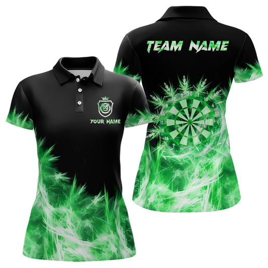 Individuelles Eisgrünes Licht Herren Poloshirt, Dart-Teamtrikot TDM2578