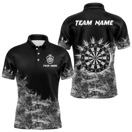 Eisgraues Licht Herren Darts Polo & Viertelreißverschluss Shirt Maßgeschneiderte Dartshirts Für Team Darts Trikots TDM3376