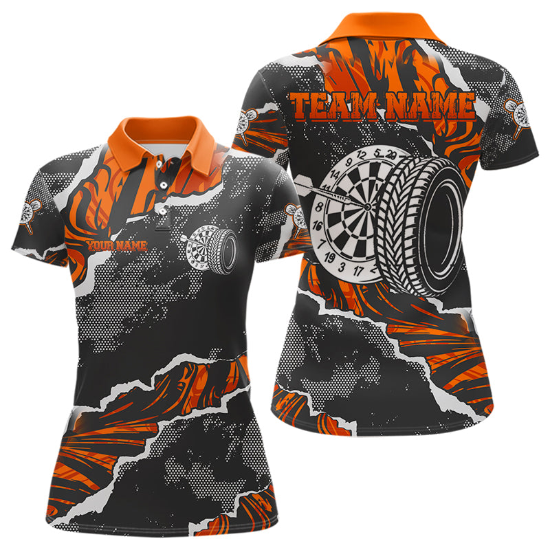 Rad-Dartboard, bunte Spritzfarben, individuelle Dartshirts für Damen, Teamtrikots NYN0083
