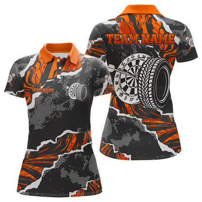 Rad-Dartboard, bunte Spritzfarben, individuelle Dartshirts für Damen, Teamtrikots NYN0083