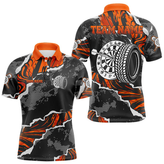 Räder-Dartboard mit Farbspritzern Personalisierte Dartshirts für Herren, Teamtrikots NYN0083
