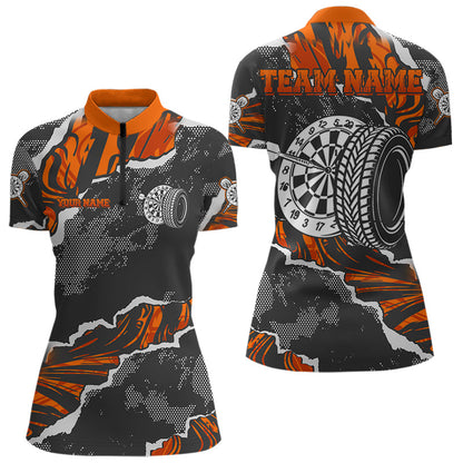 Rad-Dartboard, bunte Spritzfarben, individuelle Dartshirts für Damen, Teamtrikots NYN0083