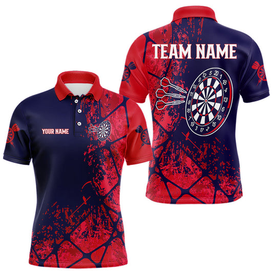 Mehrfarbige Dartboards mit Wunschname Personalisiertes Dartshirt für Herren, Teamtrikots NYN0098