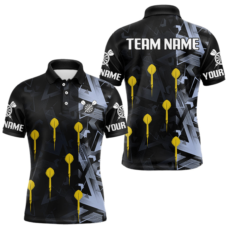 Personalisierter abstrakter Stil mit Dartpfeilen Dartshirt für Herren, Teamtrikots NYN0107