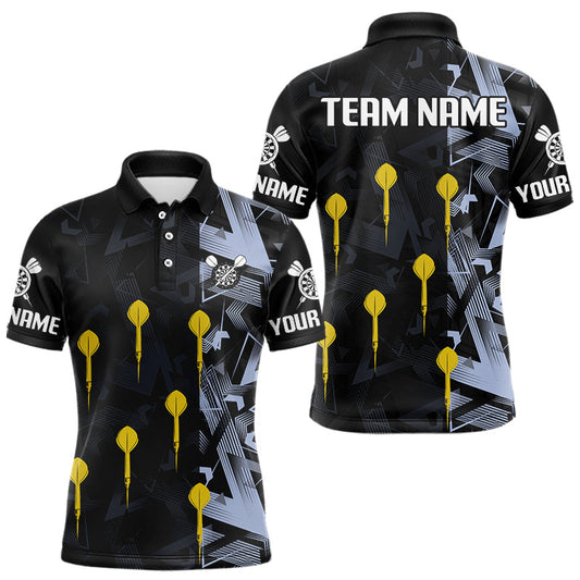 Personalisierter abstrakter Stil mit Dartpfeilen Dartshirt für Herren, Teamtrikots NYN0107