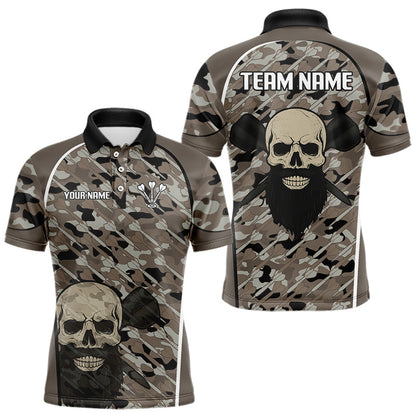 Personalisierte Banditen mit Dartpfeil-Muster Dartshirt für Herren, Teamtrikots NYN0113