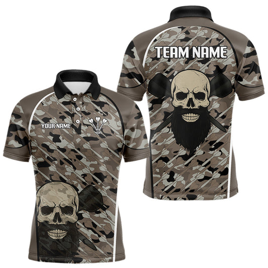 Personalisierte Banditen mit Dartpfeil-Muster Dartshirt für Herren, Teamtrikots NYN0113