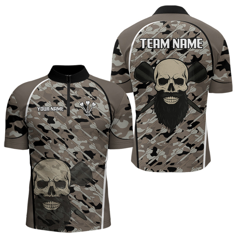 Personalisierte Banditen mit Dartpfeil-Muster Dartshirt für Herren, Teamtrikots NYN0113