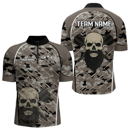 Personalisierte Banditen mit Dartpfeil-Muster Dartshirt für Herren, Teamtrikots NYN0113