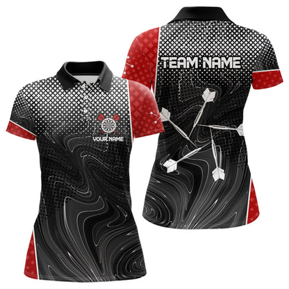 Weißer Dartpfeil, personalisierte Sechseck-Dartshirts für Damen, Teamtrikots NYN0018