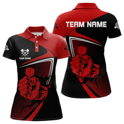 Individuelle Hand hält rote Pfeile, Dartshirts für Damen, Teamtrikots NYN0064
