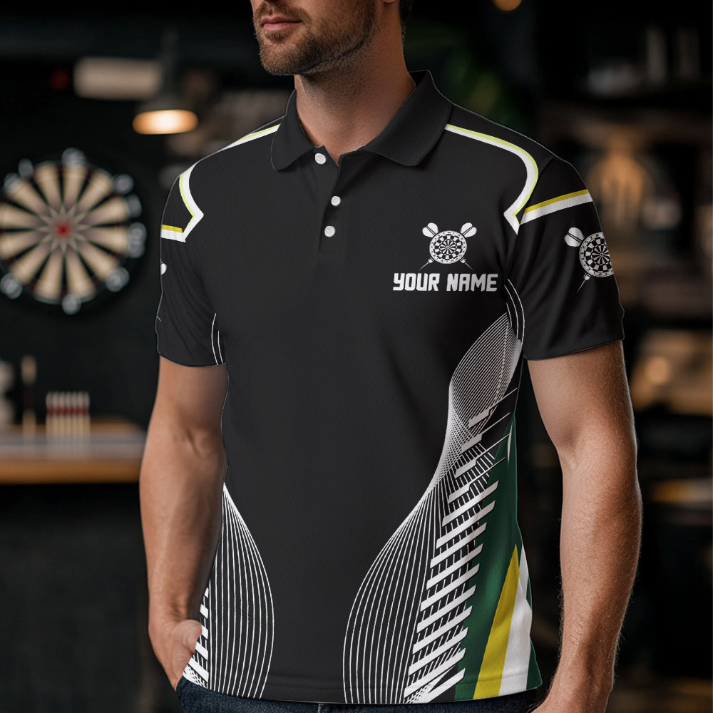 Personalisierter Drache mit Dartpfeilen Polo & 1/4 Reißverschluss Shirts für Herren, Teamtrikots NYN0034